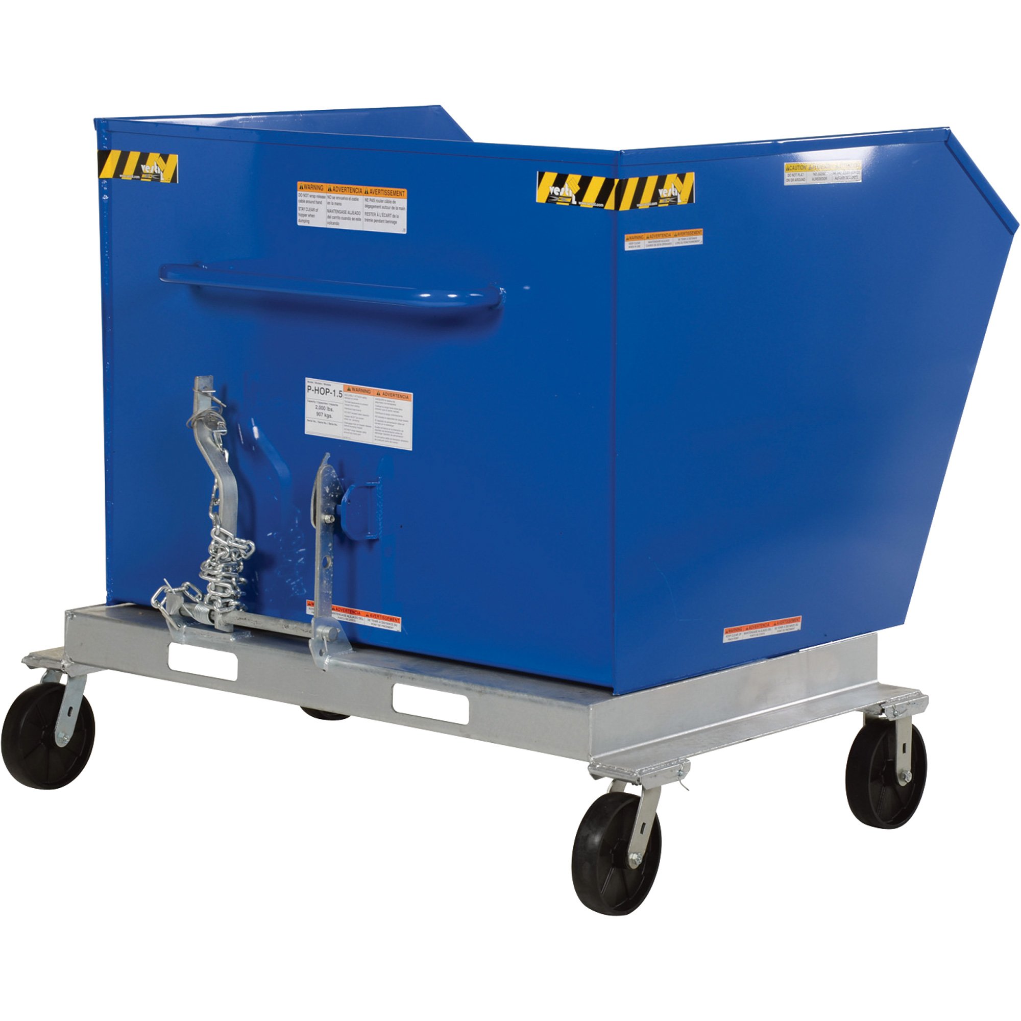 Vestil Portable Steel Hopper — 2,000-lb. Capacity